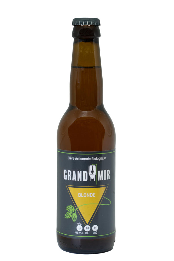 La "Grand-Mir blonde" s'adresse aux amateurs de valeurs sûres. Il s'agit d'une bière classique qui sait se faire apprécier par sa justesse. 
