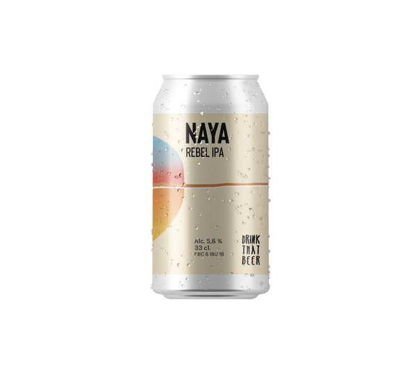 La Naya sort des codes, amère mais sans plus, trouble mais pas trop. Ses arômes vous feront voyager dans le sud: citrus, pin et une pointe subtile de pêch