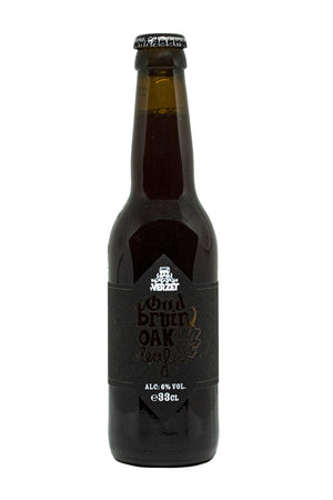 Bière "rouge des flandres" infusée avec des feuilles de chêne.