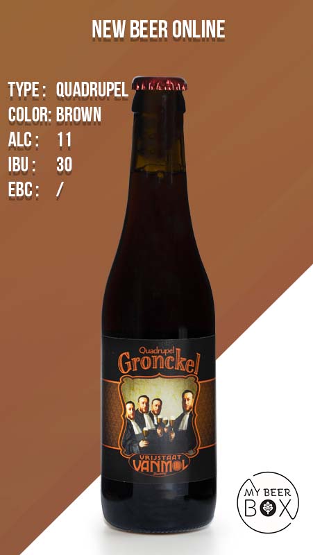Gronckel Quadruppel - Brouwerij Vrijstaat Vanmol
