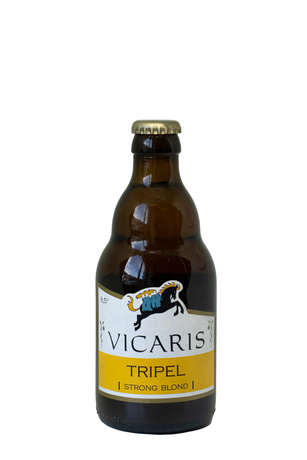 La Vicaris Tripel est une bière douce et accessible avec une note fruitée.